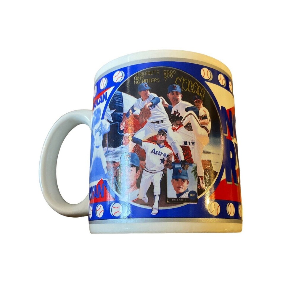 Nice Vintage Nolan Ryan 1993 MLB Baseball Coffee Mug MINTY UNUSED
